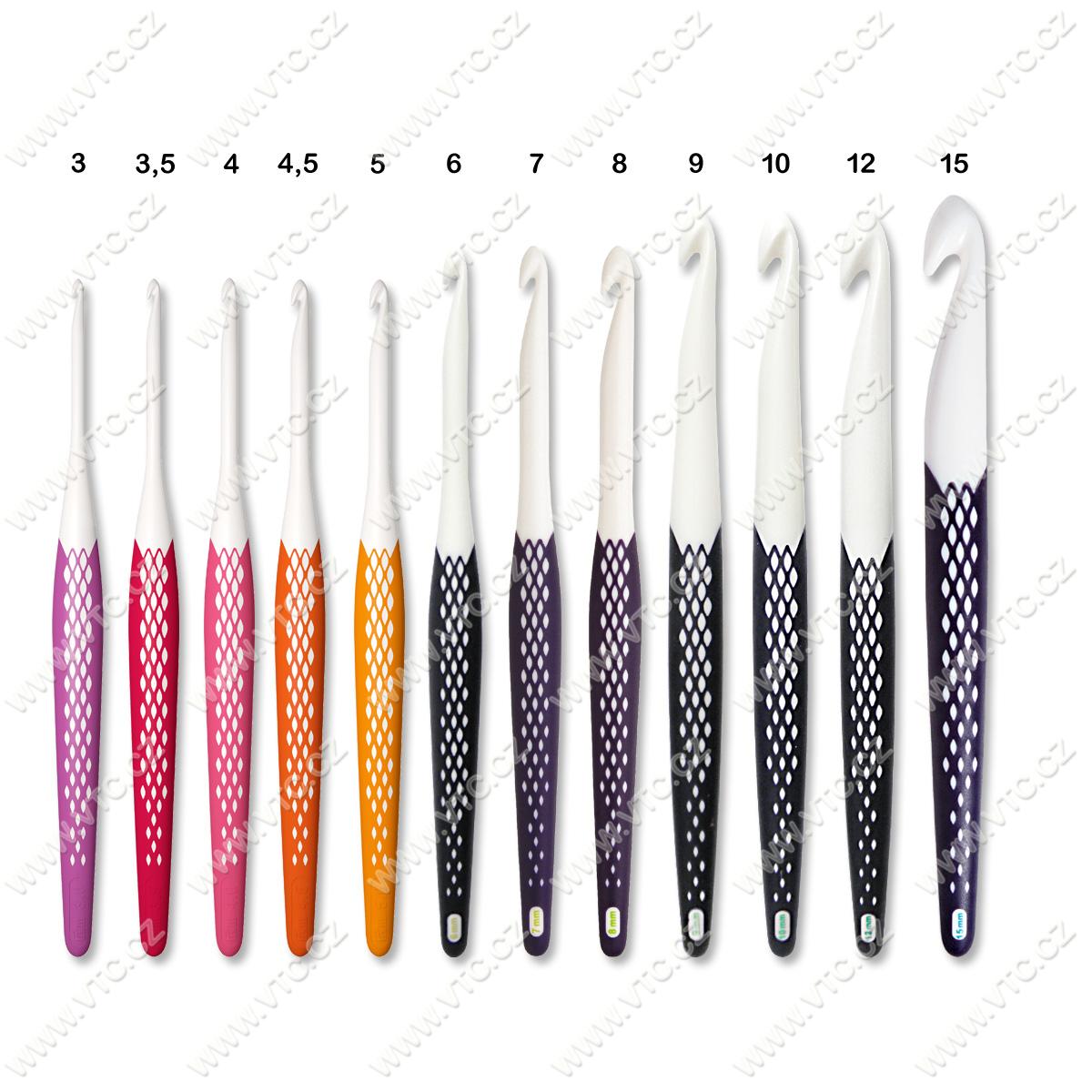 Plastový háček na vlnu 4 mm 16 cm PRYM ERGO