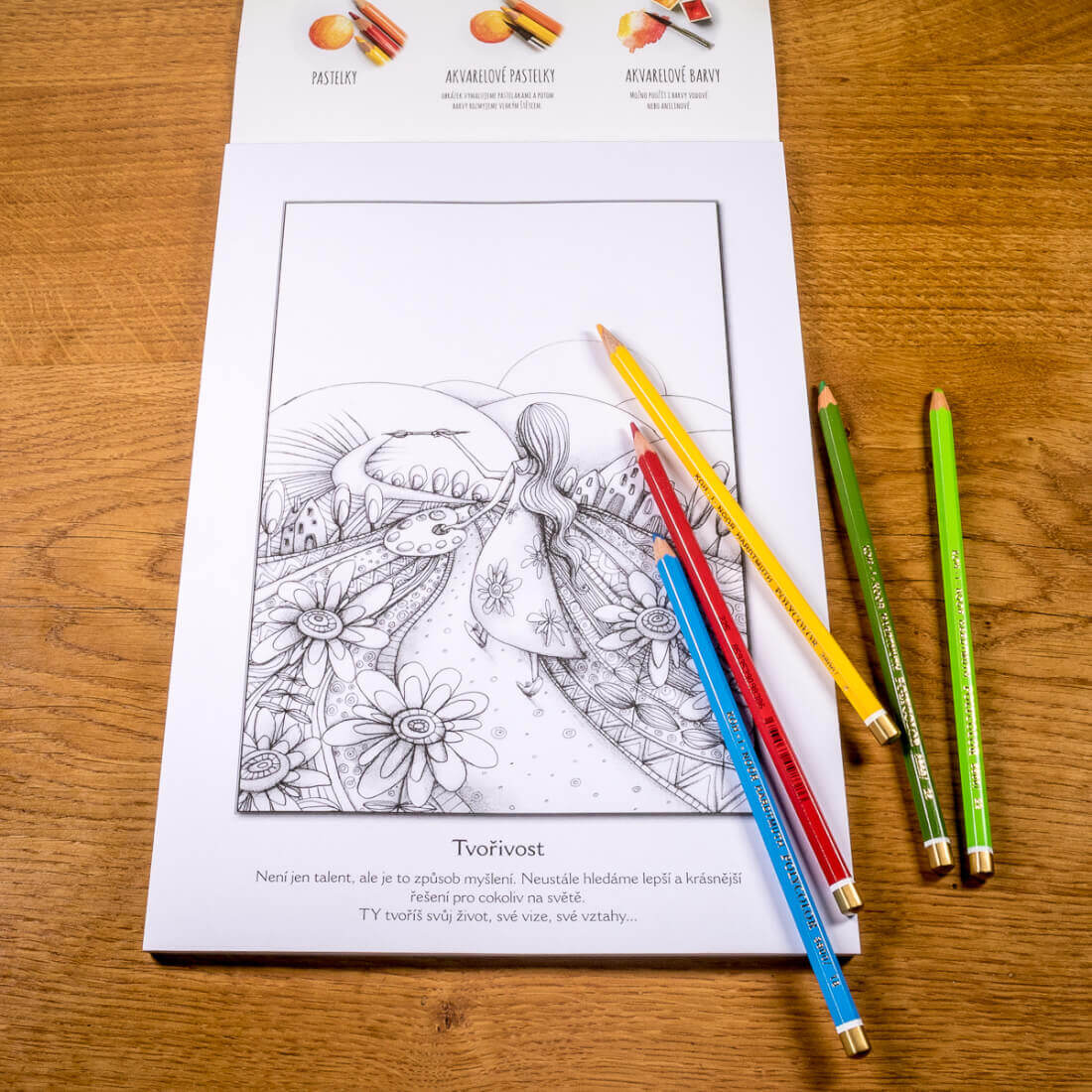 Duhová kočka Vymalovánky II. – Cesta životem, lepená vazba