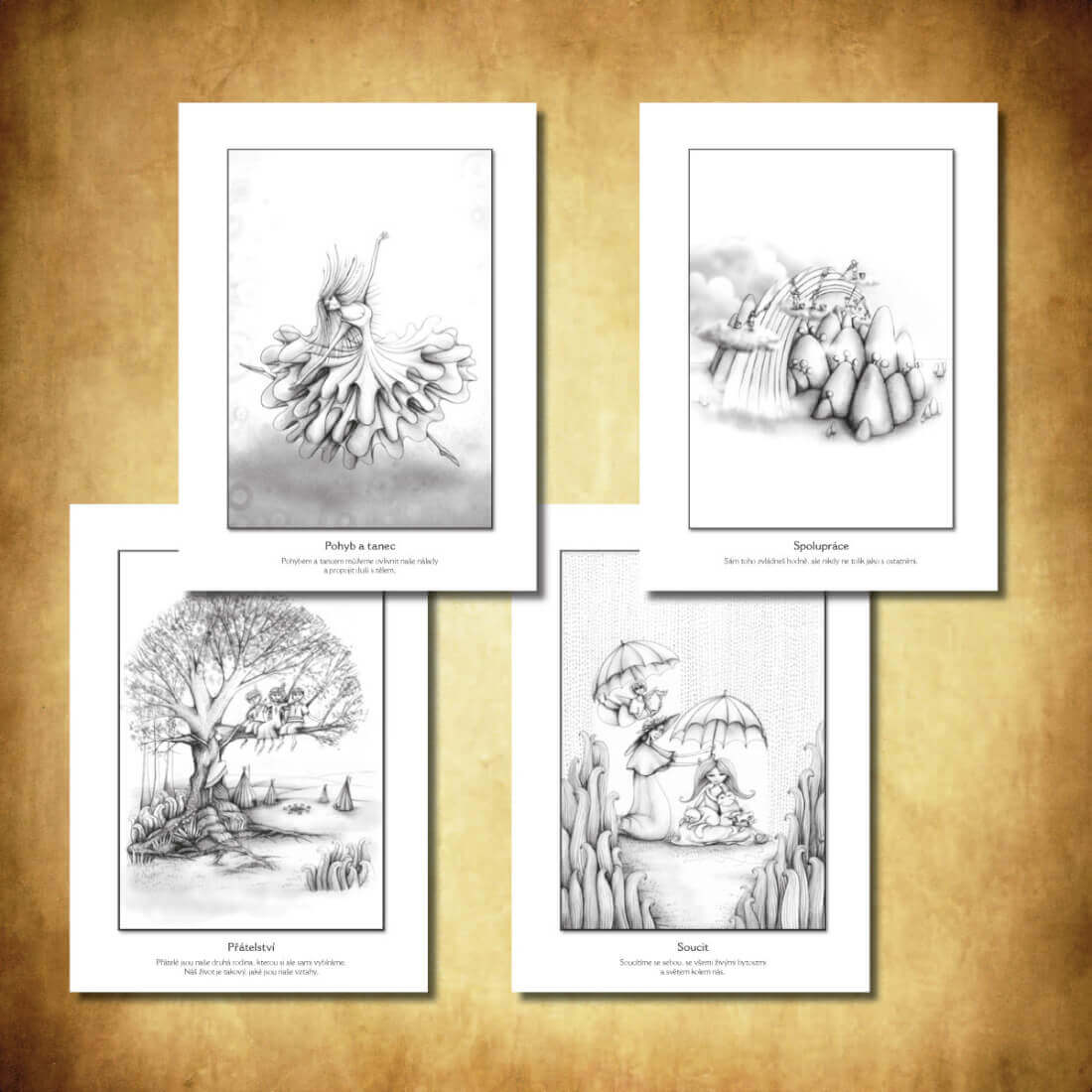 Duhová kočka Vymalovánky II. – Cesta životem, lepená vazba