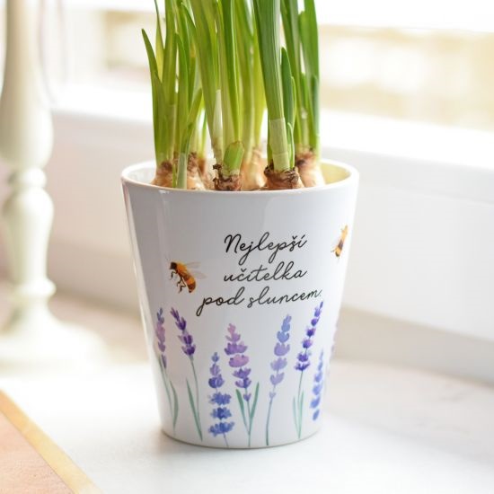 Housedecor Květináč pro paní vychovatelku