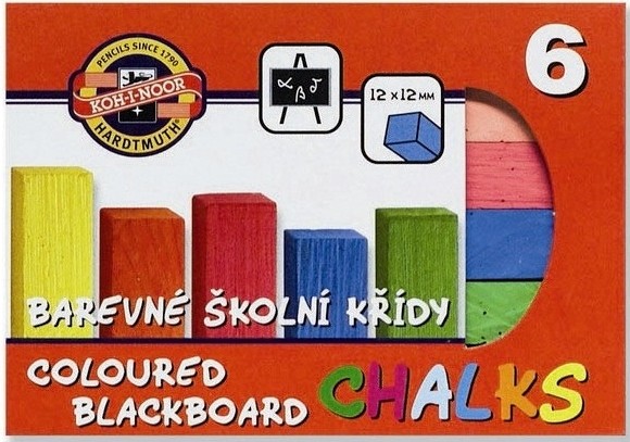 Křída školní bílá Koh-i-noor 111504 6ks