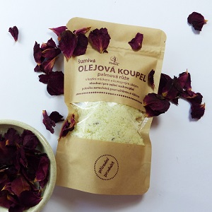 libebit Olejová koupel s kozím mlékem a konopným olejem Palmarosa