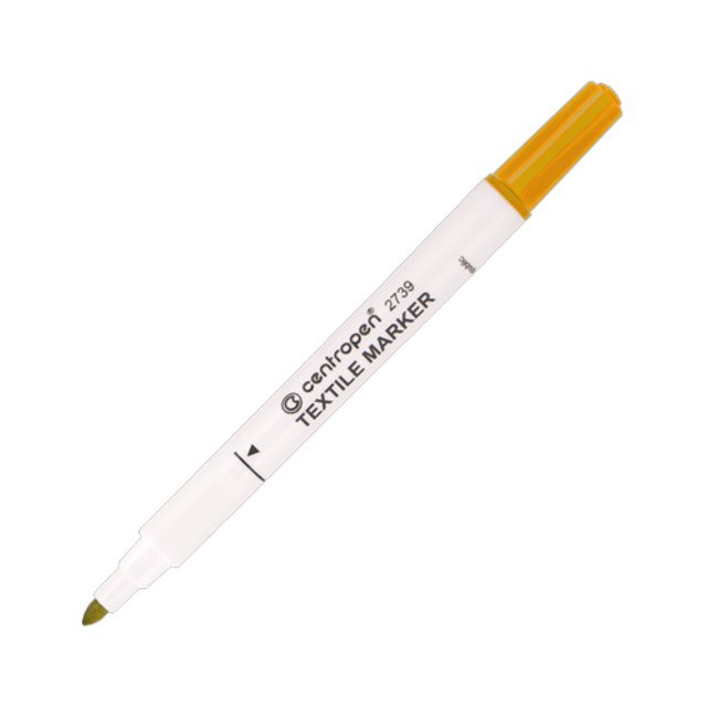 Centropen popisovač na textil 2739 oranžový 1,8mm