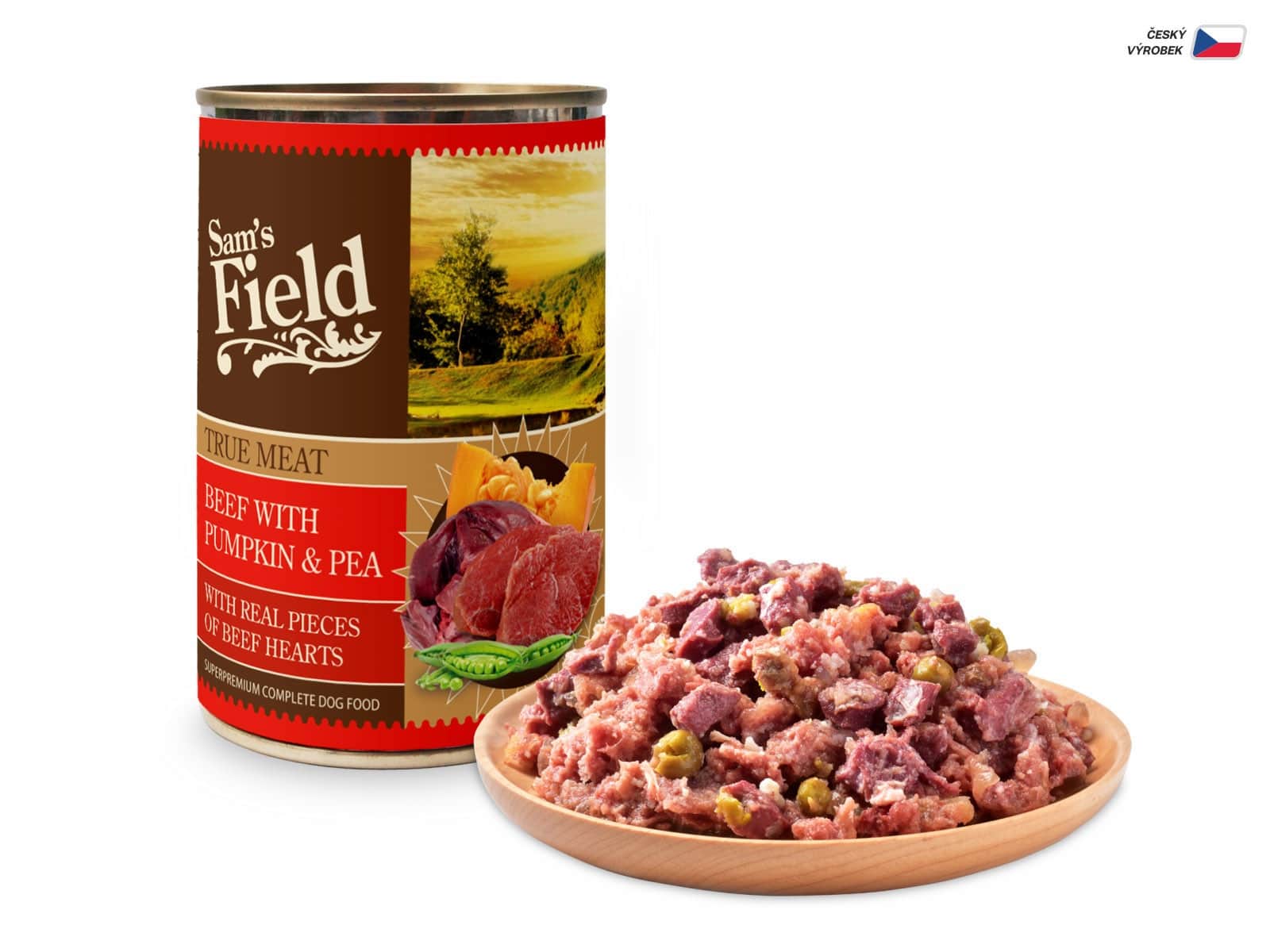 Sams Field True Meat Beef With Potato & Pea, 400 g