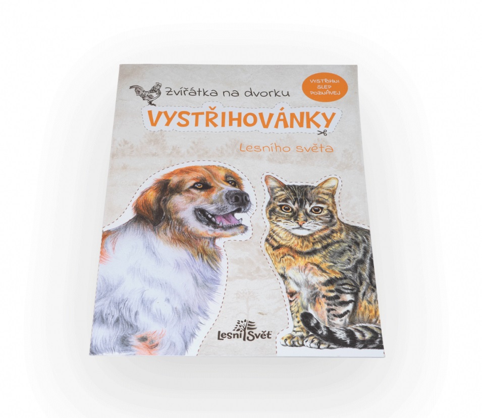 Lesní svět Vystřihovánka Na dvorku