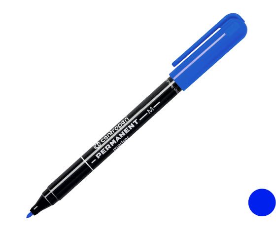 Centropen permanentní popisovač 2846 modrý kulatý 1mm