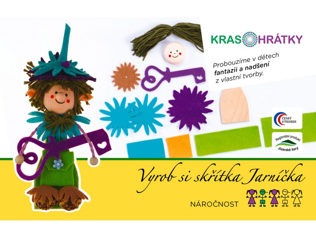 Krasohrátky Kreativní sada Skřítek Jarníček