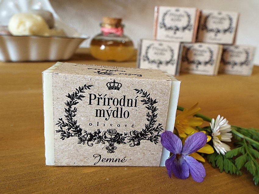 Olivové přírodní mýdlo jemné dětské 50g