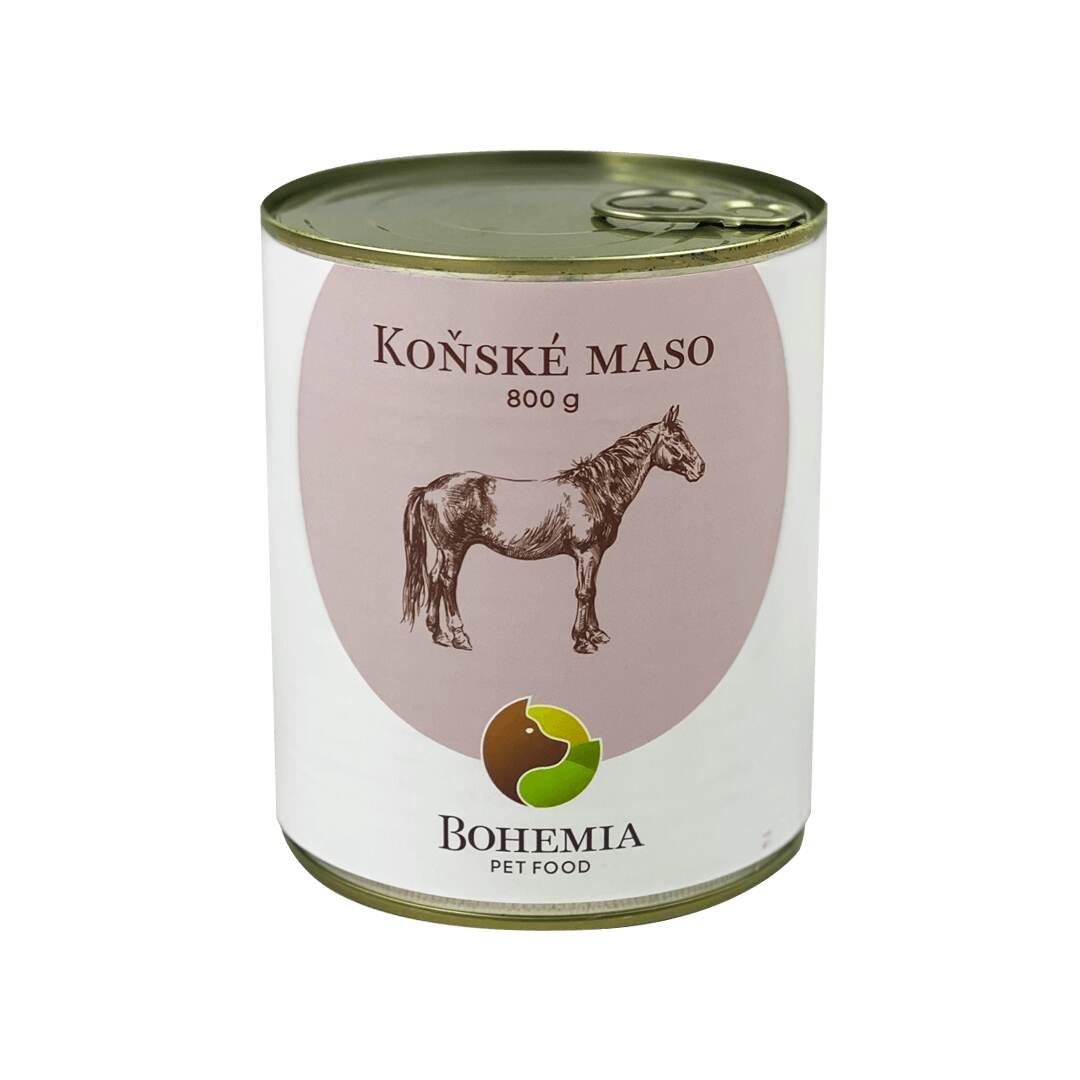 Konzerva pro psy Koňské maso (dieta) BOHEMIA 800 g