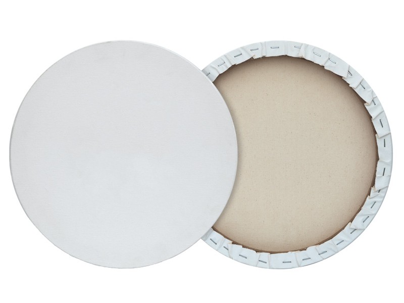 Plátno na rámu 40cm kulaté 280g/m2 bílé