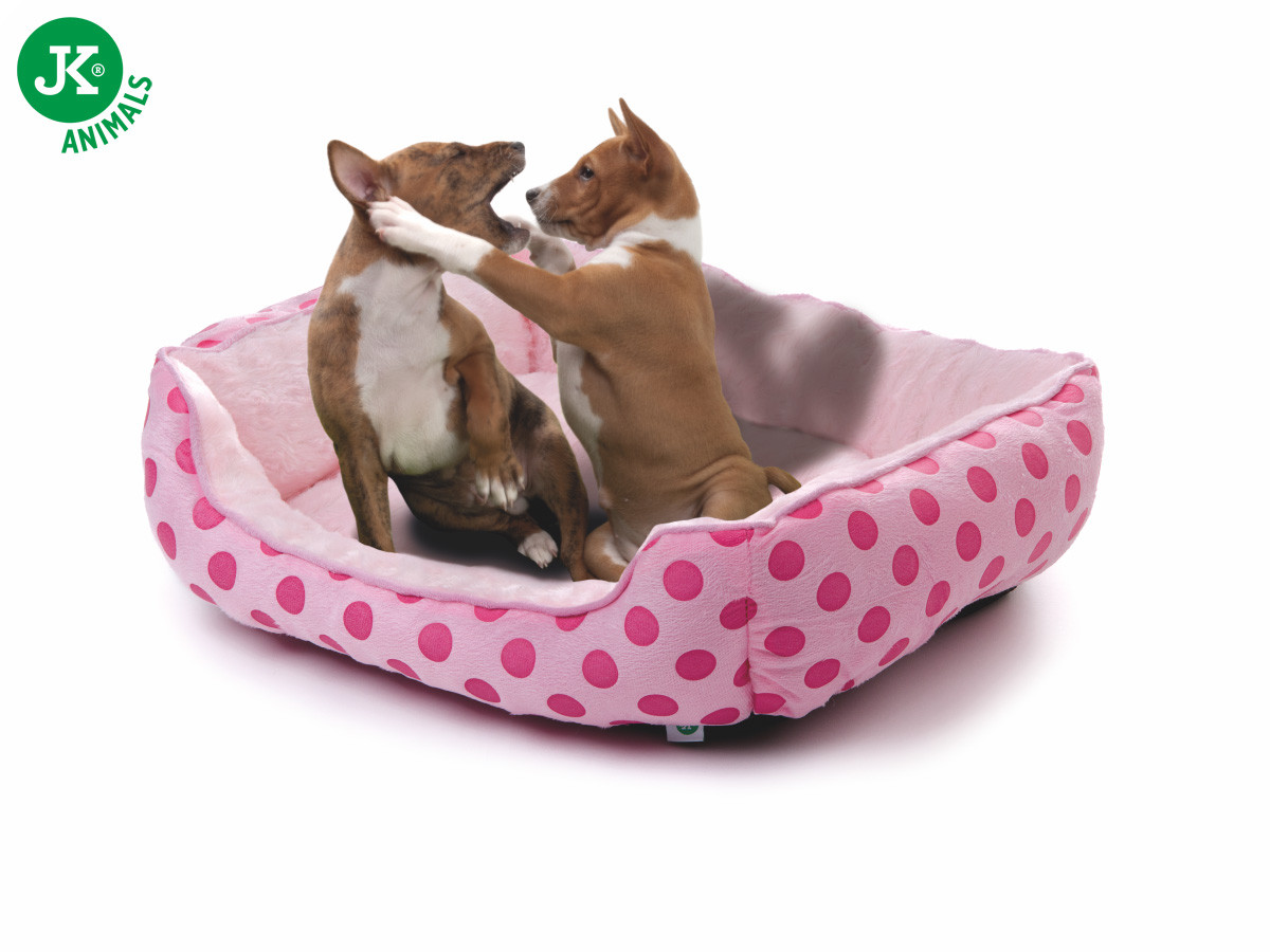 JK Pelíšek Puppy M růžový 56x46cm