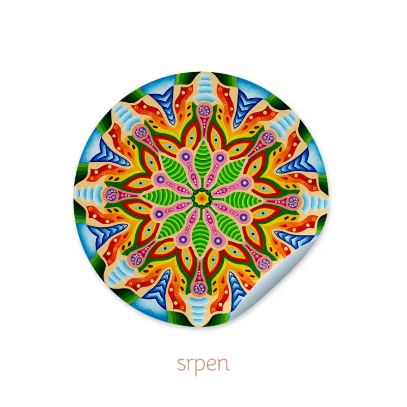 Samolepky z kolekce kalendář 96 mm Srpen