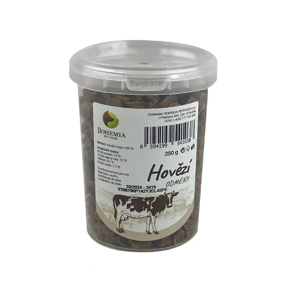 BOHEMIA Hovězí odměny 250g