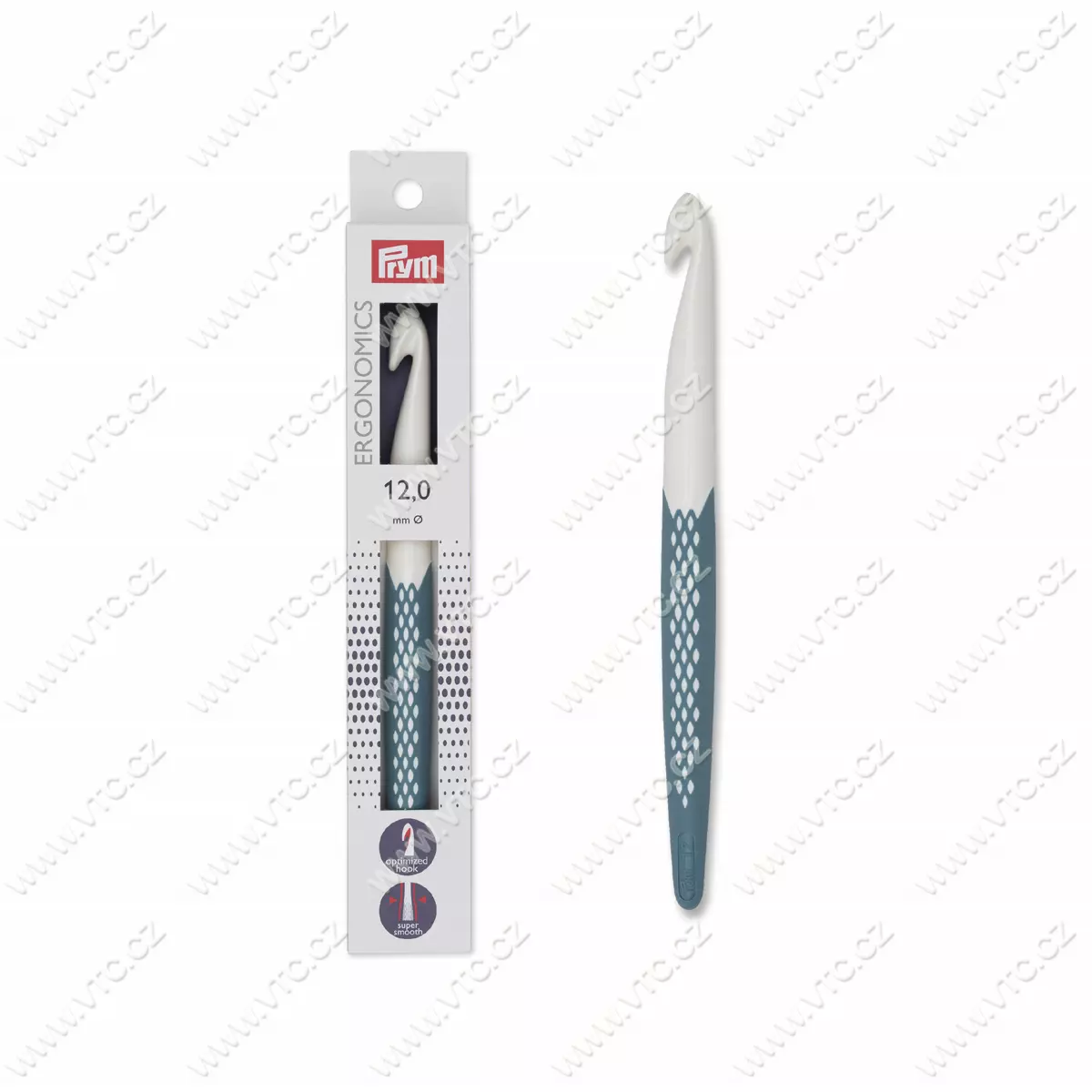 Plastový háček na vlnu 12 mm 18 cm PRYM ERGO