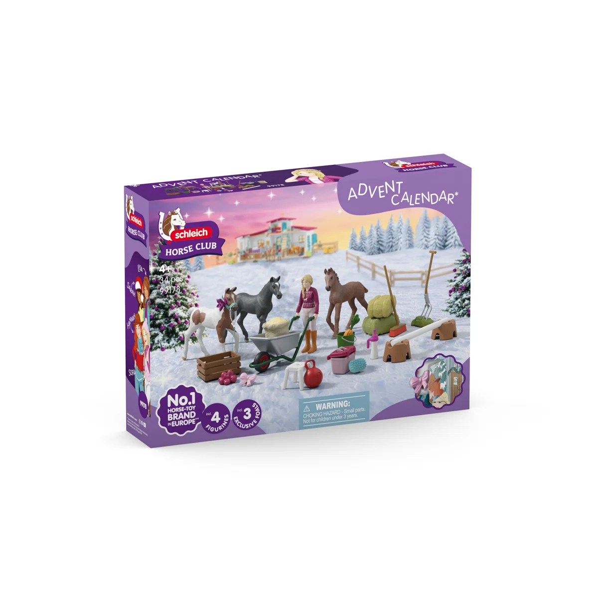 Schleich 99178 Adventní kalendář Schleich 2025 - Horse Club