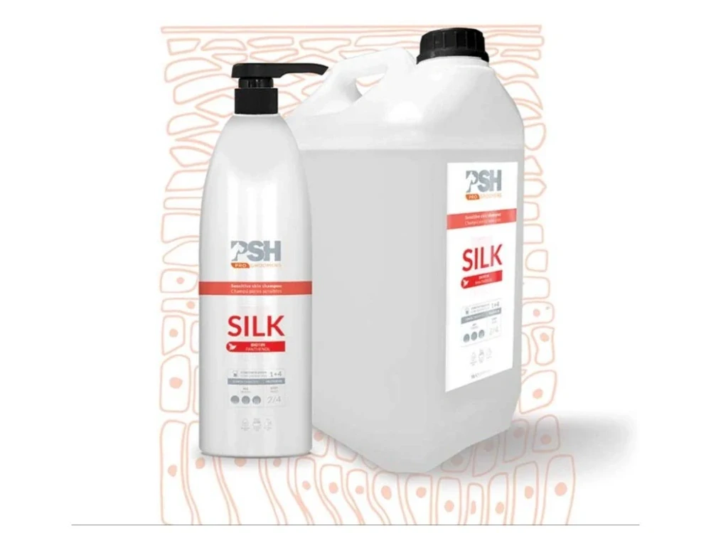 PSH Šampon pro psy Silk Hedvábný X2 s Biotinem 5000ml