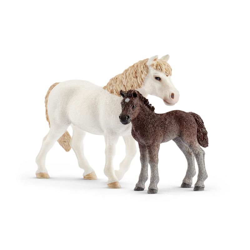 Schleich 42423 Set poník kobyla a hříbě