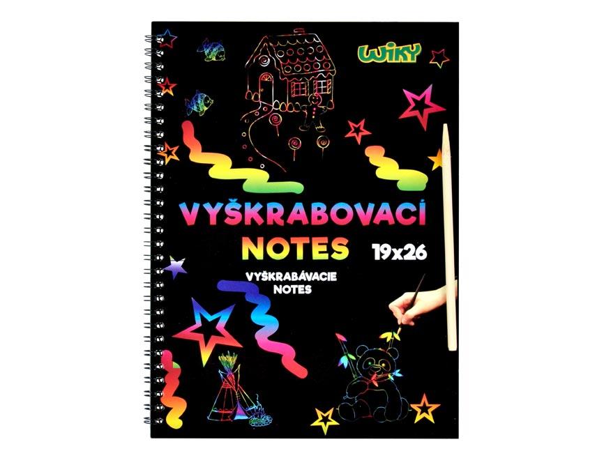 Vyškrabovací notes 892007 19x26cm 10 listů
