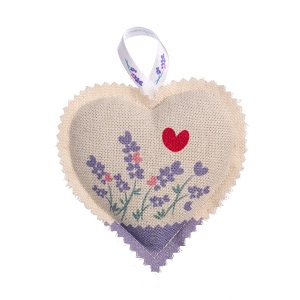 Lavandia Vonné srdíčko k zavěšení Levandule na moři