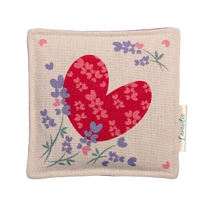 Lavandia Levandulový podšálek Levandulová srdcovka