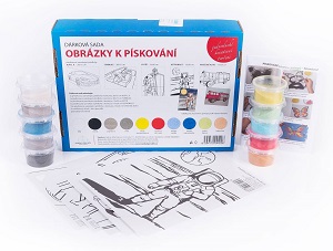 Pískování Sada Auto, Formule, Rytíř, Astronaut, Hasiči 15x20cm (420)