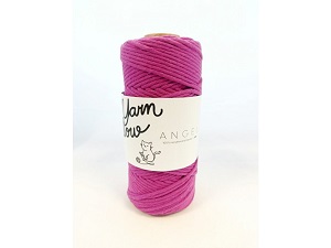 YarnMellow Macramé šňůry Angel 5mm Fuchsia