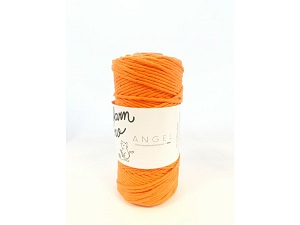 YarnMellow Macramé šňůry Angel 5mm Oranžová