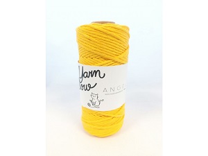 YarnMellow Macramé šňůry Angel 5mm Žlutá