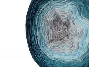 YarnMellow Duhová klubíčka Butterfly Mini 5. Modrá laguna