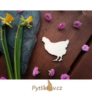 Dřevokaz Slepice -  dřevěný výřez