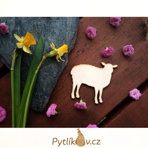 Dřevokaz Ovce -  dřevěný výřez