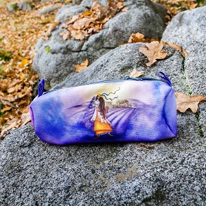 Duhová kočka Penál Levandulová