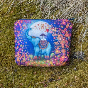 Duhová kočka Peněženka Modrý slon