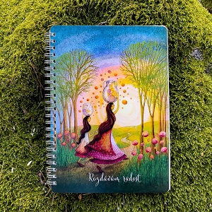 Duhová kočka Rozdávám radost Blok A5