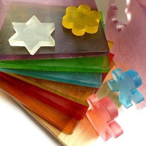 libebit Třpytivý mýdlový plát na vykrajování malý