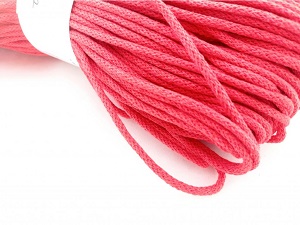 YarnMellow Bavlněná šňůra Berry 3mm Korálová