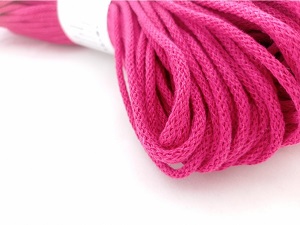 YarnMellow Bavlněná šňůra Berry 3mm Malinová