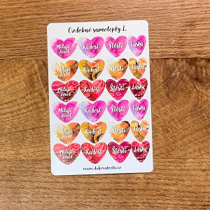 Duhová kočka Ozdobné samolepky do diáře