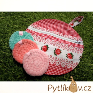 Laděnky víkendová sada mix I. - odličovací tampony 3 ks se síťkou na praní