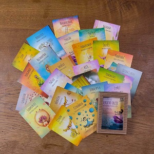 Duhová kočka Sada aromaterapeutických karet