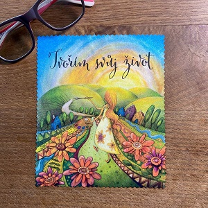 Duhová kočka Hadřík na brýle Tvořím svůj život