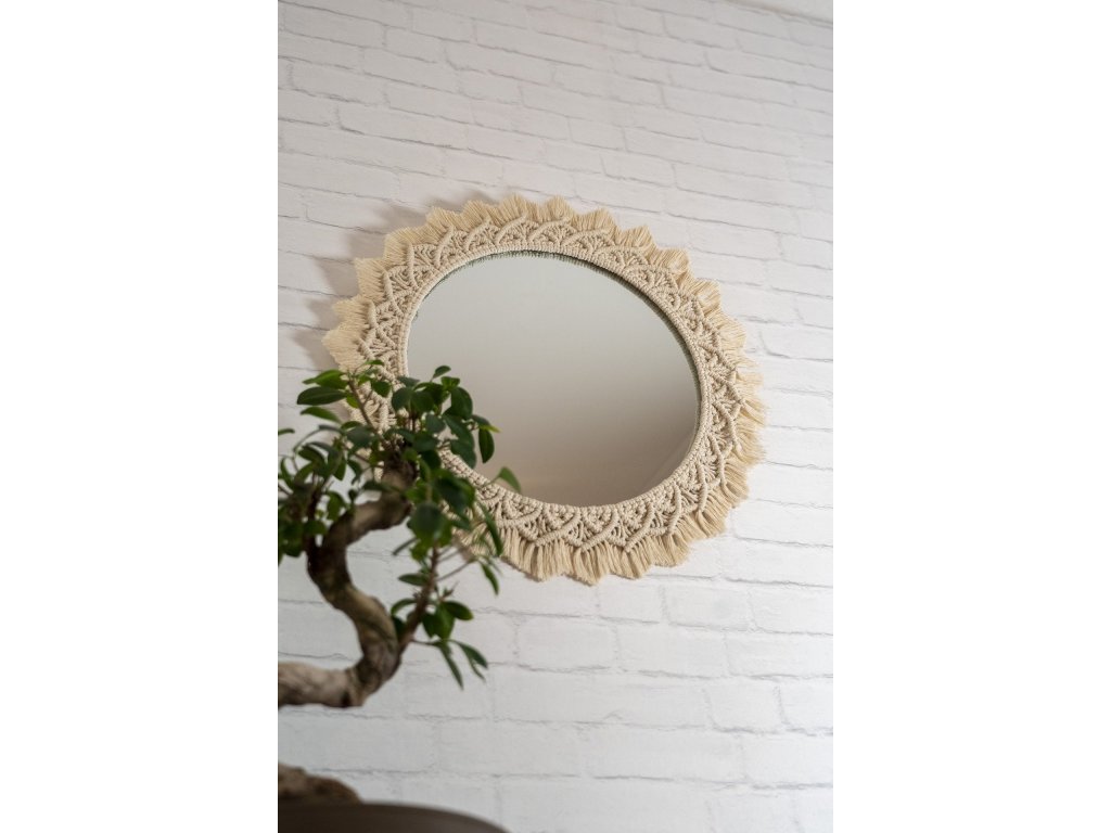 YarnMellow Macramé šňůry Angel 5mm Smetanová