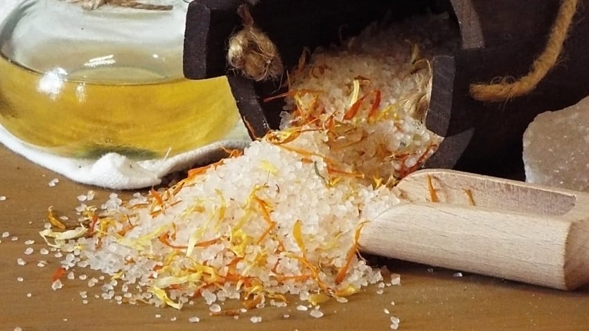 Koupelová bylinná sůl s měsíčkem 150g