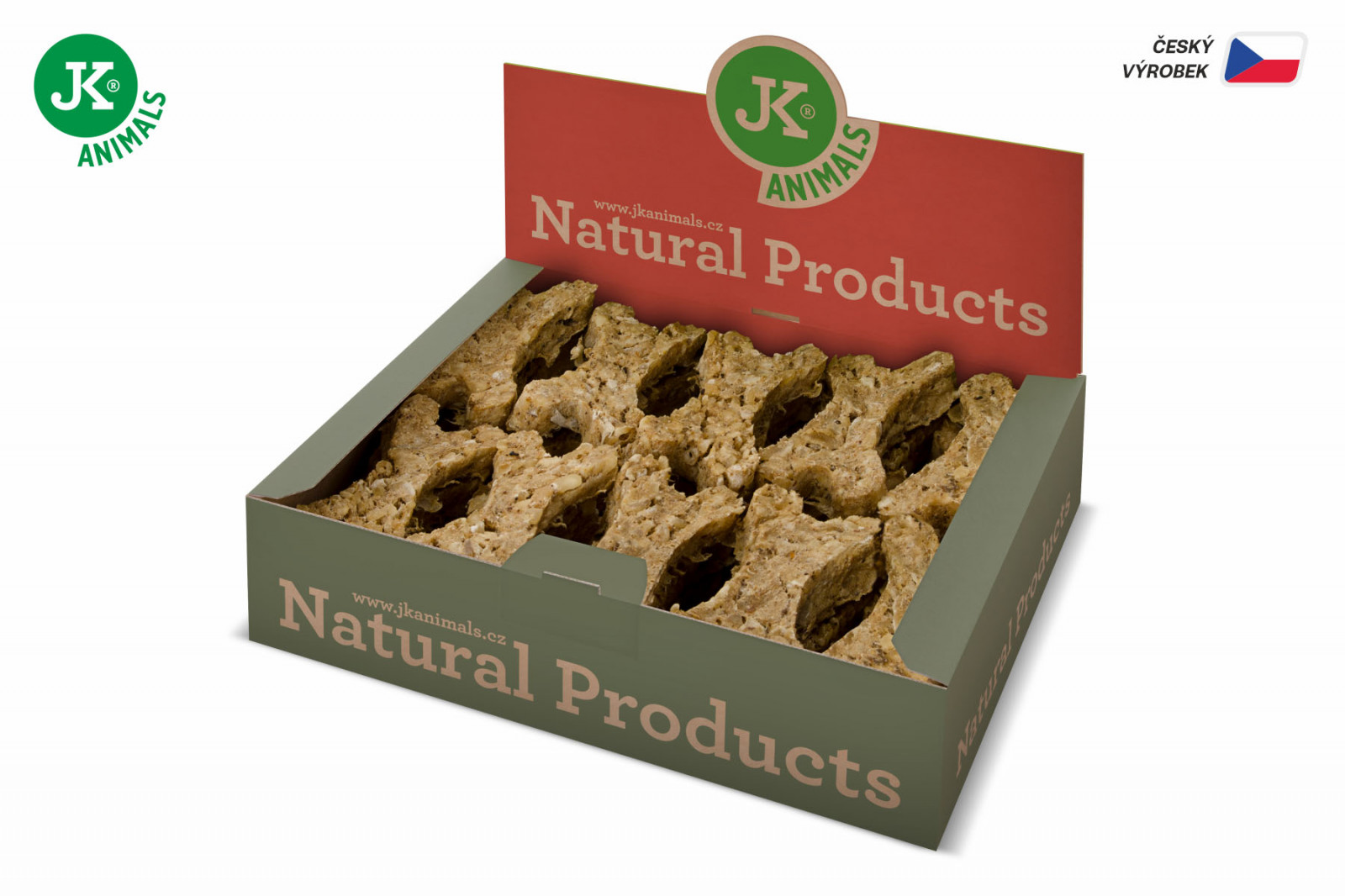 JK ANIMALS Kost natural s L-Carnitinem, přírodní pamlsek pro psy 10 cm