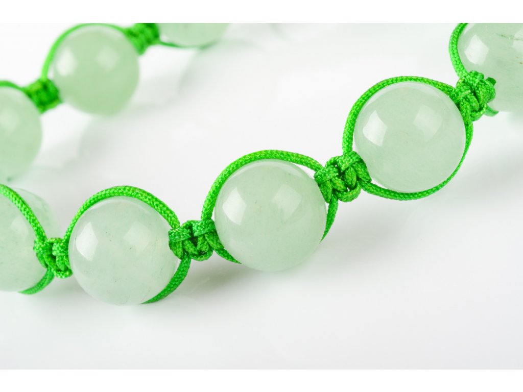 Náramek Aventurín zelený shambala 10mm