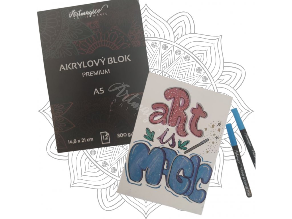 Artmagico Akrylový blok A5