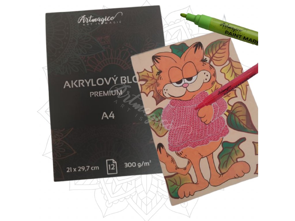 Artmagico Akrylový blok A4