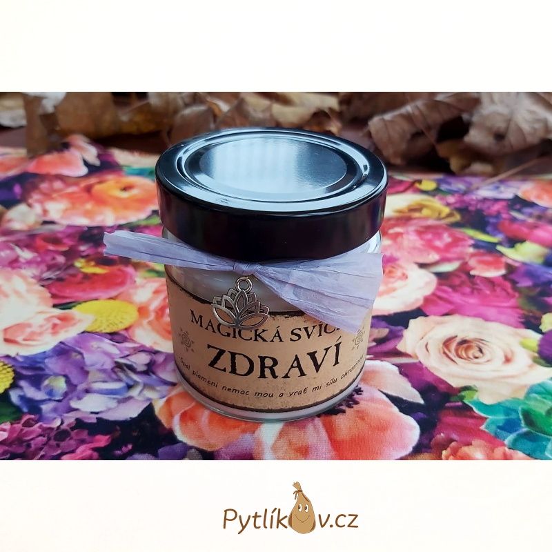 Magická svíčka ze sojového vosku Zdraví