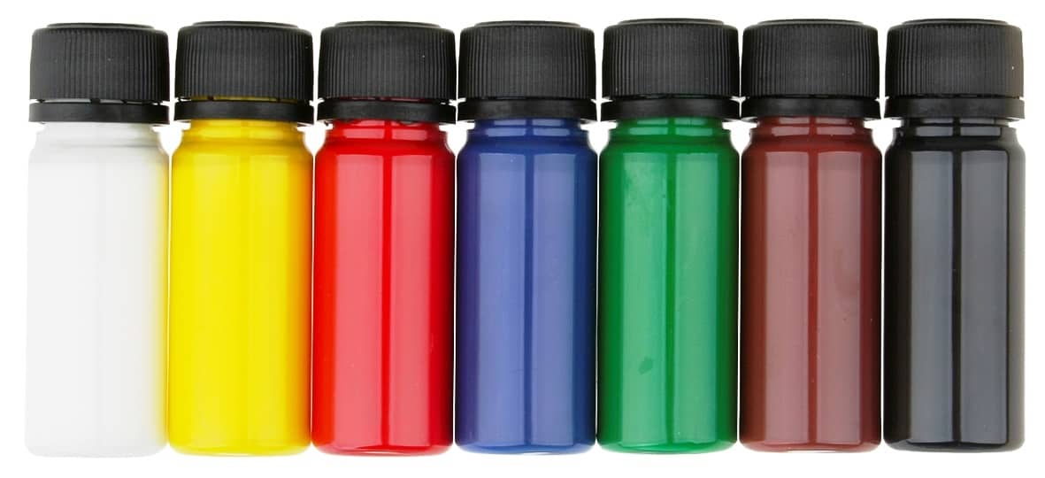 Barvy na kamínky akrylové základní lesklé 7 x 15 g