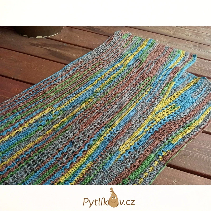 Život na há(č)ku + HÁČKOVANÝ ŠÁL od autorky - Jana Zwyrtek Hamplová